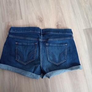 Hollister Dark Blue Jean Shorts